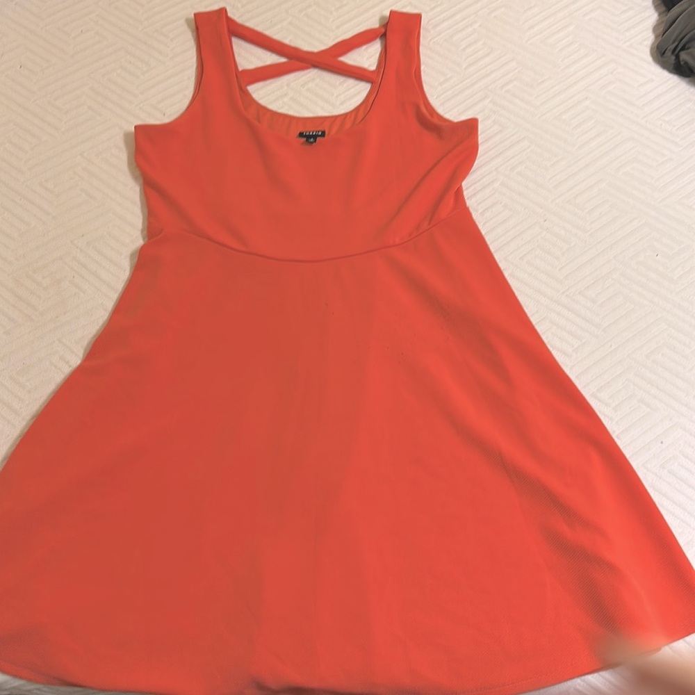 Torrid Pink Peach Knit Dress Size 2 2X Lightly Worn